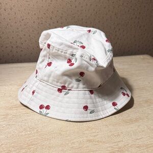 Panama Jack White Cherry Print Bucket Hat